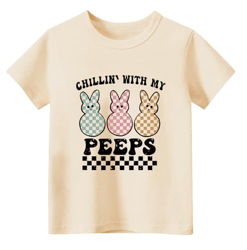 Easter Day Shirts for Toddler Boys Girls Short Sleeve Tees Kids Easter Truck Hip Hop Bunny Tops Clothes 2-7T