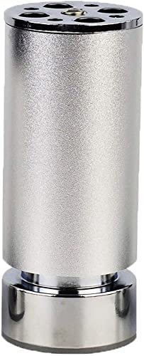 Pieds Meubles Alliage D'Aluminium, Pieds de Meuble de Salle de Bain Reglable, Pied de Support de Meuble 1 Pcs pour Canapé Tables Placards (6CM) Cover
