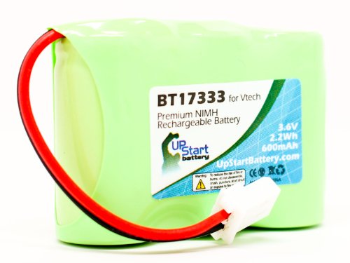 BT-17333 Battery Replacement for Cordless Phone Battery (600mAh, 3.6V, NI-MH) - Compatible with CS5111, CS5121, CS5111-2, BT17333, 5111, CS5211, CS2111