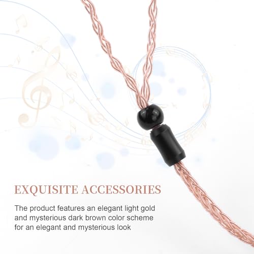8 Core SE215 Cable Compatible with Shure SE215, SE315, SE425, SE535, SE846, AONIC 215, AONIC 3, AONIC 4, UE900, WESTONE W40, W60, B50, W80 Earphones, MMCX Headphone Cable, 4ft