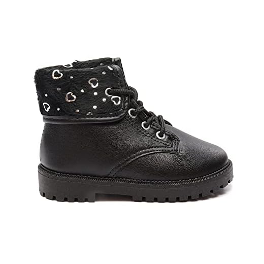 Bota Infantil Molekinha Coturno Tratorado Preto 20