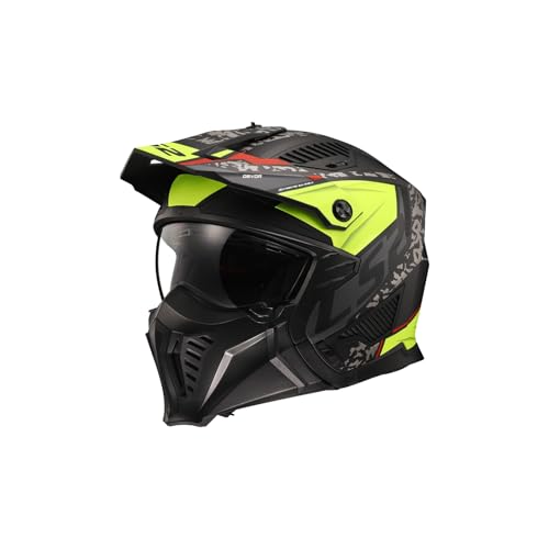 Casco modular LS2 Drifter con mentonera desmontable y pantalla solar para moto