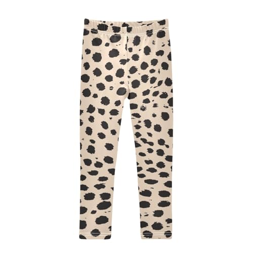 CaTaKu Cute Printed Leggings for Girls Kids Athletic Yoga Leggings Girls Leggings Pants Size 4-10 Year