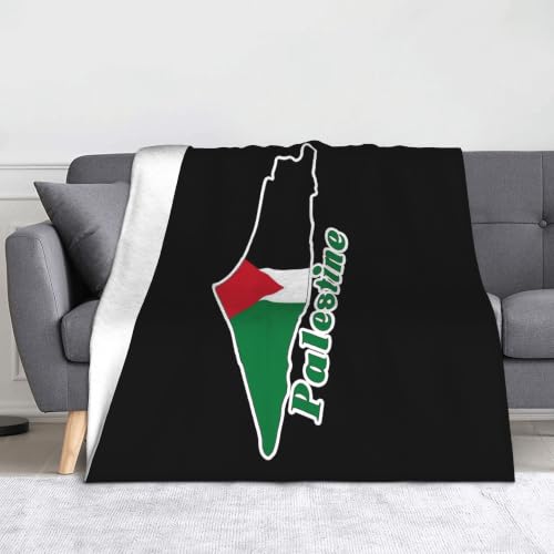 Map of Palestine Palestinian Flag Fleece