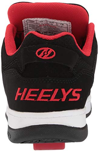 HEELYS Girls Voyager Wheeled Heel Shoe, Black/Red, 7 Big Kid3