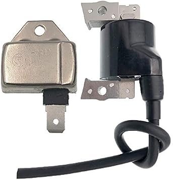 PARTSRUN BM11 21119-2161 Igniter Module Ignitor with 21121-2008 AM101065 Ignition Coil For Lawn Tractor ET18092,ZF472NEW