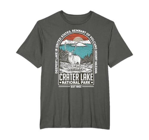 Crater Lake NP Oregon Mountain Souvenir T-Shirt