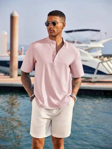 Image of Lymio Men Shirt || Kurta Style Shirt|| Half Sleeve || Solid Kurta Style (Available Also Packs) (Short-Kurta)