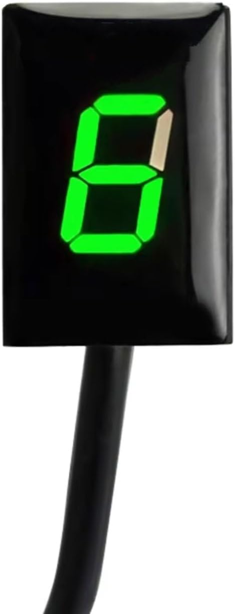 motorcycle gear indicator Compatible With Suzuki For GSF650 For GSF1250 For GSF1250N NA For Bandit 2007 2008 2009 2010 Motorcycle 1-6 Level For Speed Gear Display Indicator ECU Plug(Green)