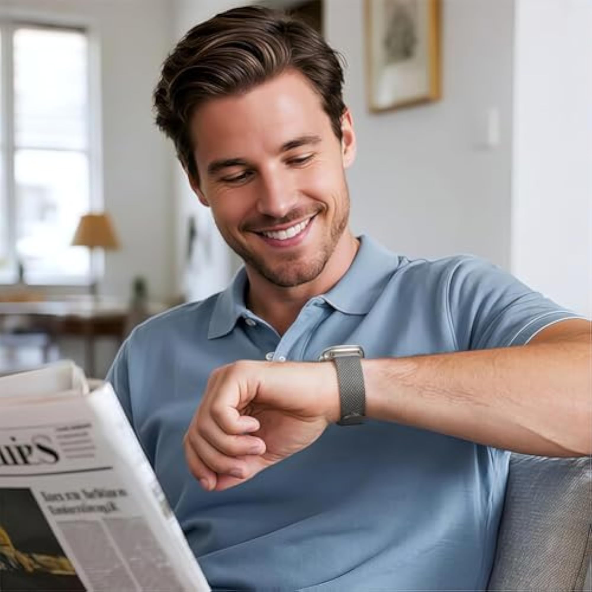 Quick Release Watch Straps with Strong Magnetic Clasp