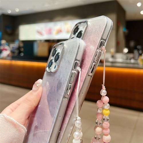Coque iPhone 13 Pro Max bracelet perles brisez le risque de chute avec style