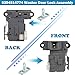 (𝟐𝟎𝟐𝟓 𝐍𝐄𝐖) Clothes Washer Door Lock Switch AP6329665 5304514774 4839359 with Washer Door Latch 5304505088 - Compatible for Frigidaire and Electrolux Washer Door Lock Switch&Strike（2 Pack）