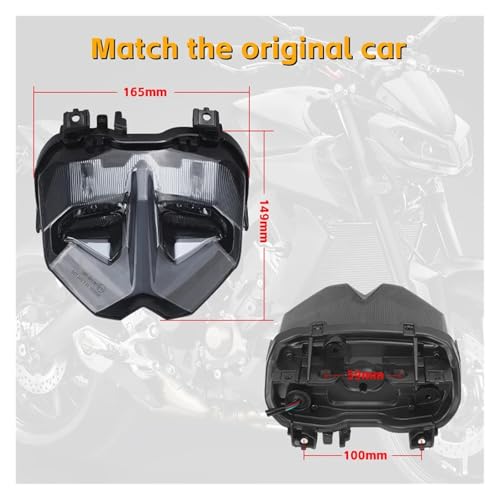 Luz de dirección trasera para rutas nocturnas en Yamaha MT-09 SP 2022 4