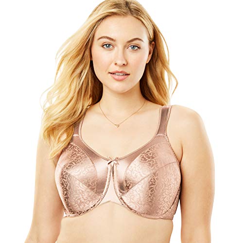 Bali Women's Bali Tracings Minimizer Underwire Bra, Nude,40D