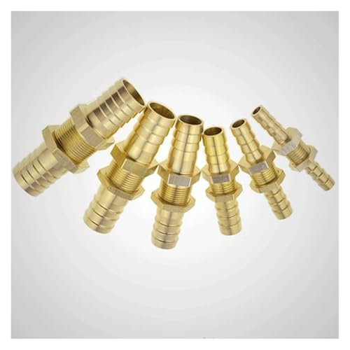 Accesorios de tubería de latón de 10mm unión para manguera de cola de púas 4