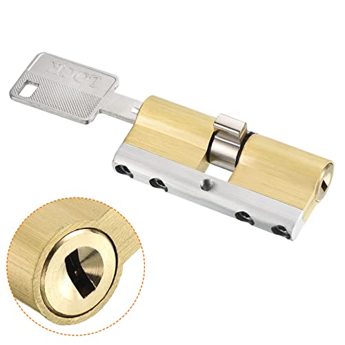 Cerradura de cilindro de puerta 70 mm con 8 llaves para aluminio 5