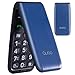 Produktbild Qubo Flip Phone Seniorenhandy Klapphandy Ohne Vertrag Handy große Tasten Mobiltelefon für Senioren Display 2,4 Zoll, SOS-Funktion, Unterstützung Dual-SIM,Schnellanruf, FM-Radio,Taschenlampe, Blau
