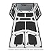 Design Engineering Boom Mat Black Sound Deadening Headliner Compatible with 4-Door Jeep Wrangler JL (2018-up)