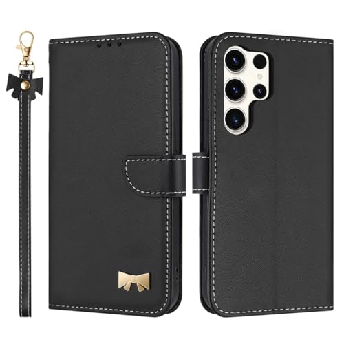 Housse Samsung S25 Plus en cuir noir pour simplifier vos déplacements