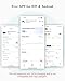 Babytone Baby Sleep Sock Monitor, Tracking Heart Rate and Movement for Infant, Wearable Foot Monitor Smart Sock with Bluetooth and APP, for 0-36 Months Newborn