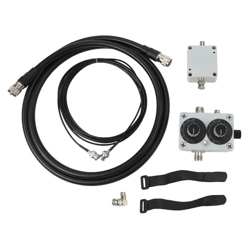 NiuLumea Antena de bucle QRP HF de 20 W ICOM-705, antena de bucle pequeño portátil con sintonizador 5-30MHz, 110-150MHz, bandas de 400-450MHz