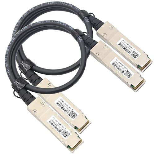 Image of 200G QSFP56 to QSFP56 PAM4 DAC Cable Ethernet Passive Direct Attach Copper Twinax Cable Compatible with NVIDIA /Mellanox MCP1650-V00AE30 (0.5m / 1.64ft)