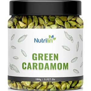 Nutrilin® Whole Green Cardamom – 100g, Sabut Elaichi (Jar Pack)