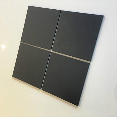 Super Cool Creations Square Tiles, Graphite Grey - Pack of Twenty - 2cm x 2cm