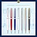Waterman Hémisphère Ballpoint Pen Matt Black with Palladium Trim Medium Tip Blue Ink Gift Box - Gift Packaging May Vary