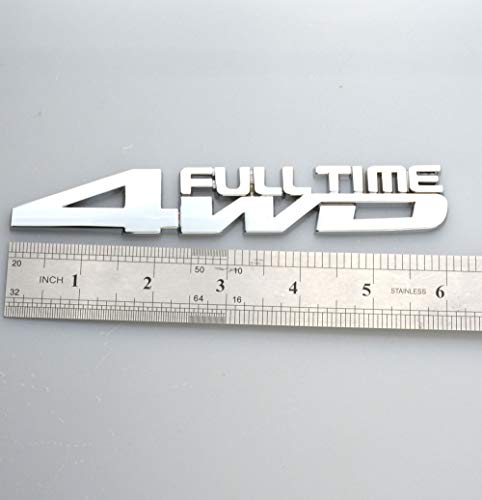Calcomanía 4WD Full TIME解决外观单调问题 的金属3D汽车车标 2