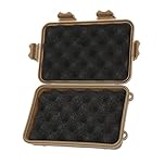 Cryfokt High Strength Survival Storage Box Portable Shockproof Camping Kit for Outdoor Adventures (Brown)