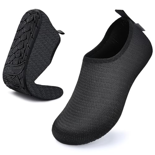 Image of WateLves Womens and Mens Kids Water Shoes Barefoot Quick-Dry Aqua Socks for Beach Swim Surf Yoga Exercise