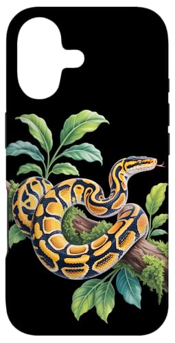 �ʔ����{�[�� �p�C�\�����D�� �w�r ঒��� �p�C�\�� Ball Python Regius Snake Lover �X�}�z�P�[�X iPhone 17 �p