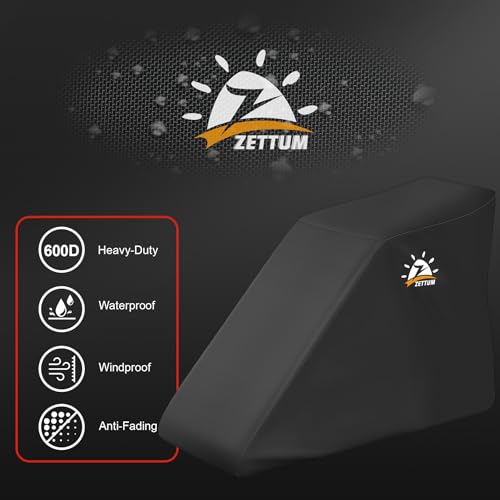 Image of Zettum Treadmill Cover - 600D Treadmill Dust Cover Waterproof, Gym Equipment Running Machine Covers with Windproof Drawstring, Exercise Workout Equipment Protective for Home Indoor Outdoor