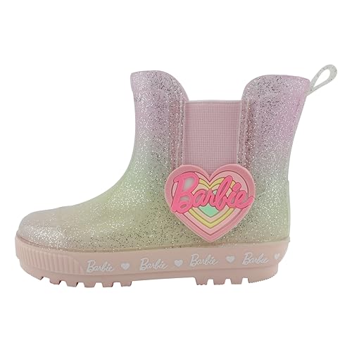 Barbie Toddler Chelsea Rain Boots, Waterproof Rubber Kids Boots2