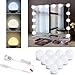 Vanity Mirror Lights, 14 Pcs Dimmable Led Vanity Makeup Light for Mirror Stick on lights, 3 Color Modes, Plug in Makeup Mirror for Dressing Room (Mirror Not Included)