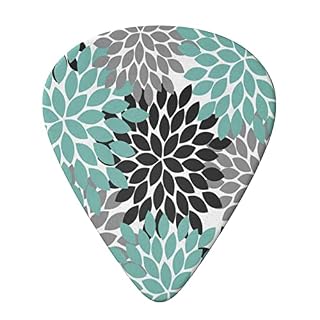 Dahlia Flower Lot de 6 médiators pour guitare acoustique, guitare électrique, basse, ukulélé – fins, moyens et épais - Les Beatles, Paul McCartney, John Lennon, RIngo Starr, George Harrison Dahlia Flower Lot de 6 médiators pour guitare acoustique, guitare électrique, basse, ukulélé - fins, moyens et épais – Image 3
