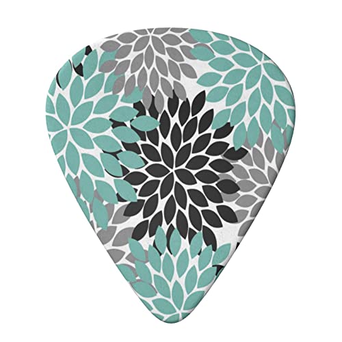 Dahlia Flower Lot de 6 médiators pour guitare acoustique, guitare électrique, basse, ukulélé – fins, moyens et épais - Les Beatles, Paul McCartney, John Lennon, RIngo Starr, George Harrison Dahlia Flower Lot de 6 médiators pour guitare acoustique, guitare électrique, basse, ukulélé - fins, moyens et épais – Image 4