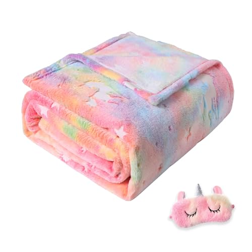 RONIAVL Glow in The Dark Blanket Gifts for Boys Girls 60