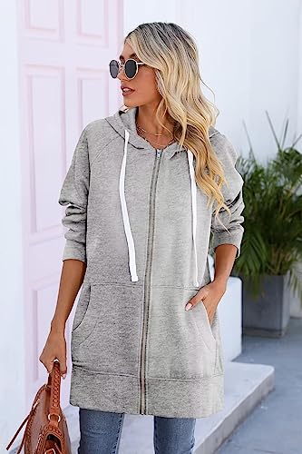 Robe décontractée à capuche avec poche kangourou et coupe oversize confortable - 2