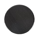 ShiShi Star Firm Auto Aufkleber Fit for Camaro Carbon Fiber Auto Öl Kraftstofftank Kappe Abdeckung Dekoration Zubehör Fit for Chevrolet Camaro 2016 2020 (Color : Black)