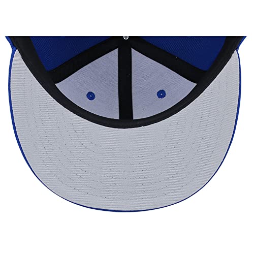 Image of Lids Blank Premium Full Court w /Colored Under Visor Fitted Cap