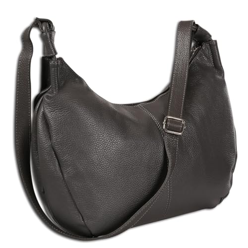 Sac à bandoulière gris grand format 43x27x10 cm OTT192UK4