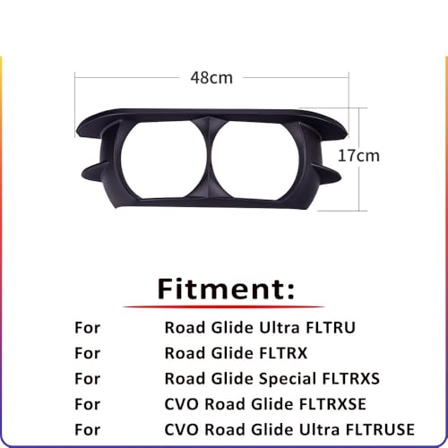 Cache phare pour Road Glide 2015-2020 couvercle double lunette