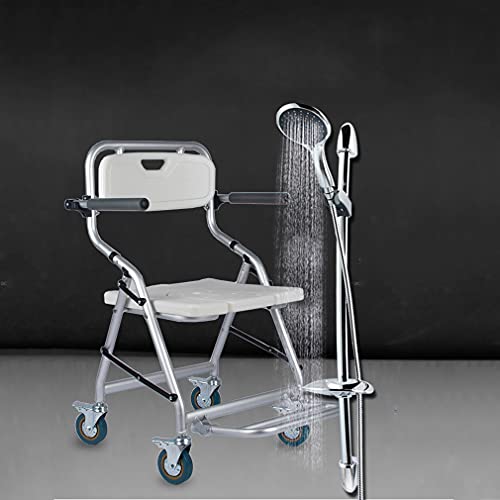 Siège de douche hauteur 46 cm avec dossier pour éviter les chutes - 6