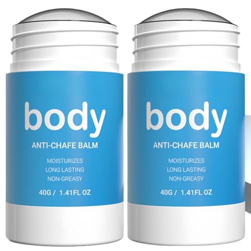 2PCS Anti Chafing Cream – Sweat & Waterproof Anti Chafe Balm for Friction Relief. Prevents Thigh Rashes, Sports Chafing & Dryness - Long-Lasting Protection for Active Lifestyles. Smooth, Lightweight