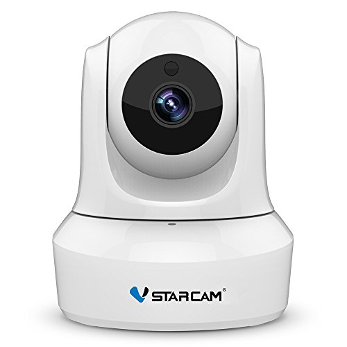 Cheapest 🛒 VStarcam 1080P WiFi IP Camera, Pan/Tilt/Zoom HD Wireless Indoor Camera with Night Vision, 2.4GHz Remote Monitor for Baby/Pet/Home Security (White)