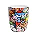 Britto Romero Bone China Coffee Mug, 16.8 oz (Nature In Harmony (Multicolor))