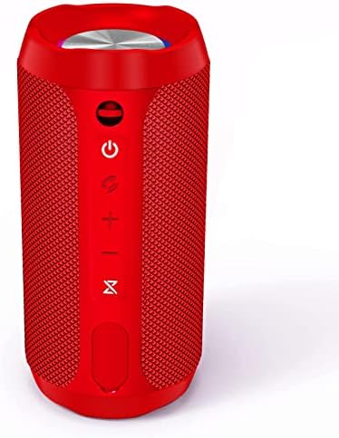 EDUPLINK Portable Bluetooth Speakers ip67 Waterproof Wireless Speaker Red