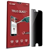 iCarez 0.33mm Privacy Tempered Glass Screen Protector For Apple iPhone 6 Plus 5.5-Inch - Retail Packaging
